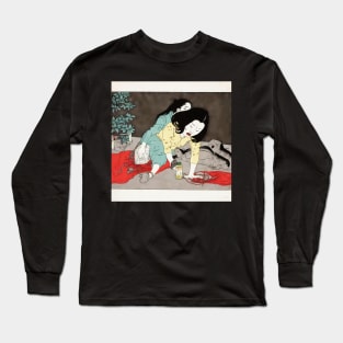 Two asian women in anime style Long Sleeve T-Shirt